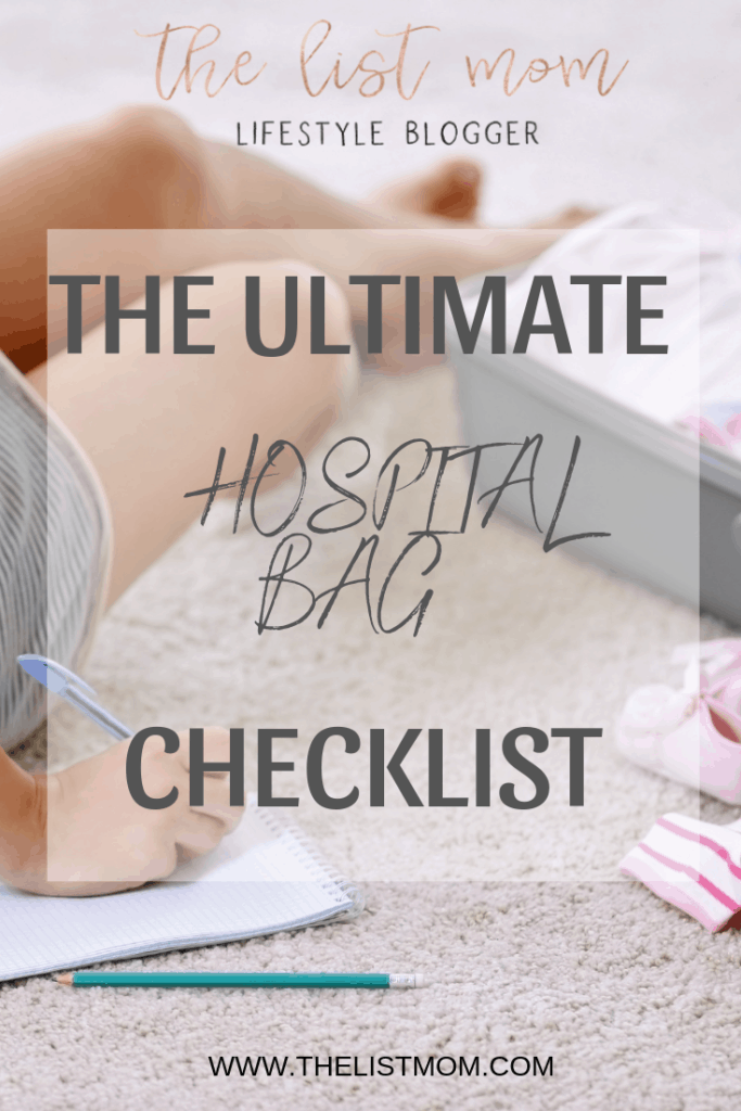 Hospital Bag Checklist for Mom and Baby