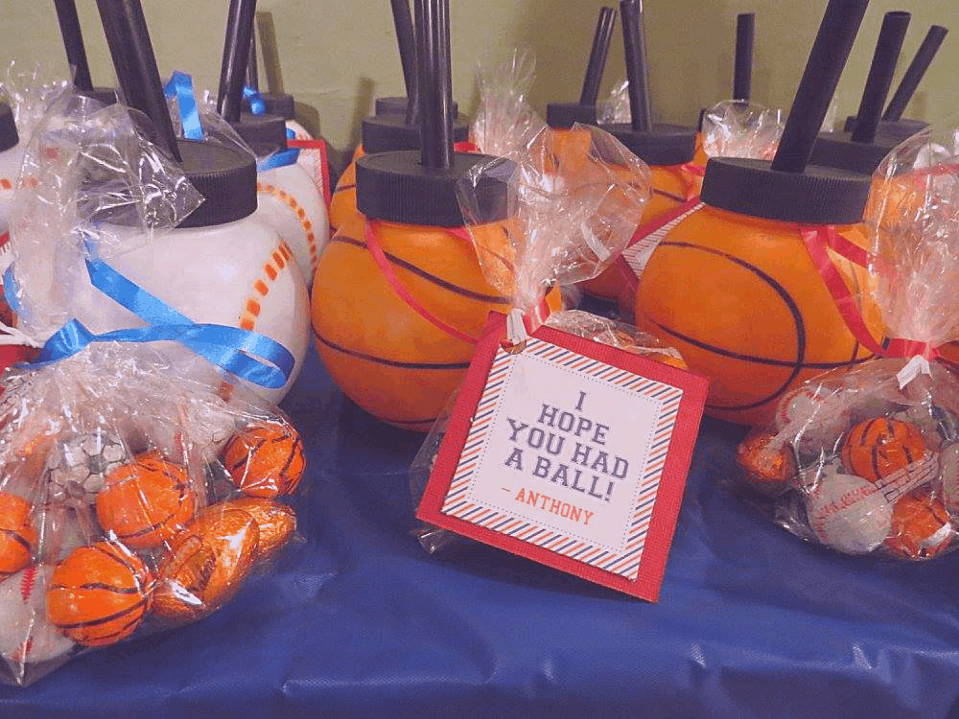 All-Star Sports party favors