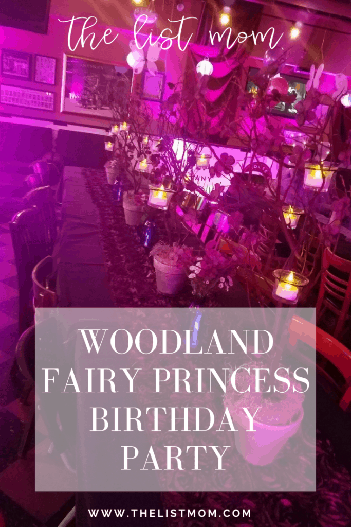 Woodland Fairy Princess Birthday Party