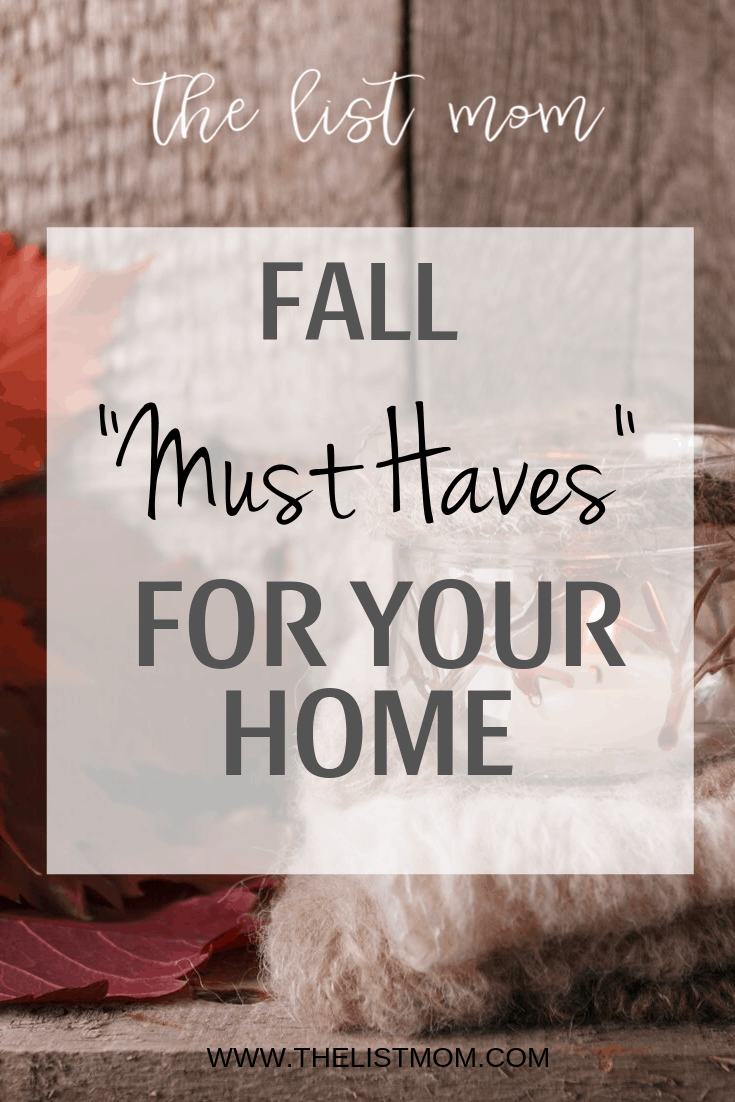Fall Must Haves for your home