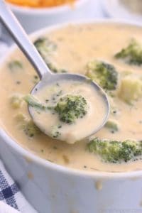 Slow Cooker Broccoli Cheese soup