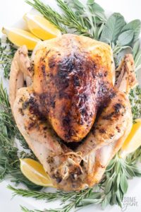 Garlic Butter Herb Roasted Turkey