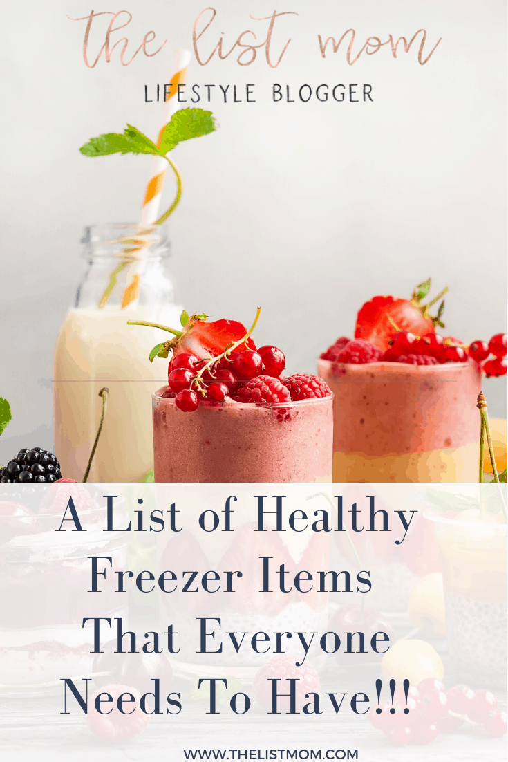 Healthy Freezer Staples