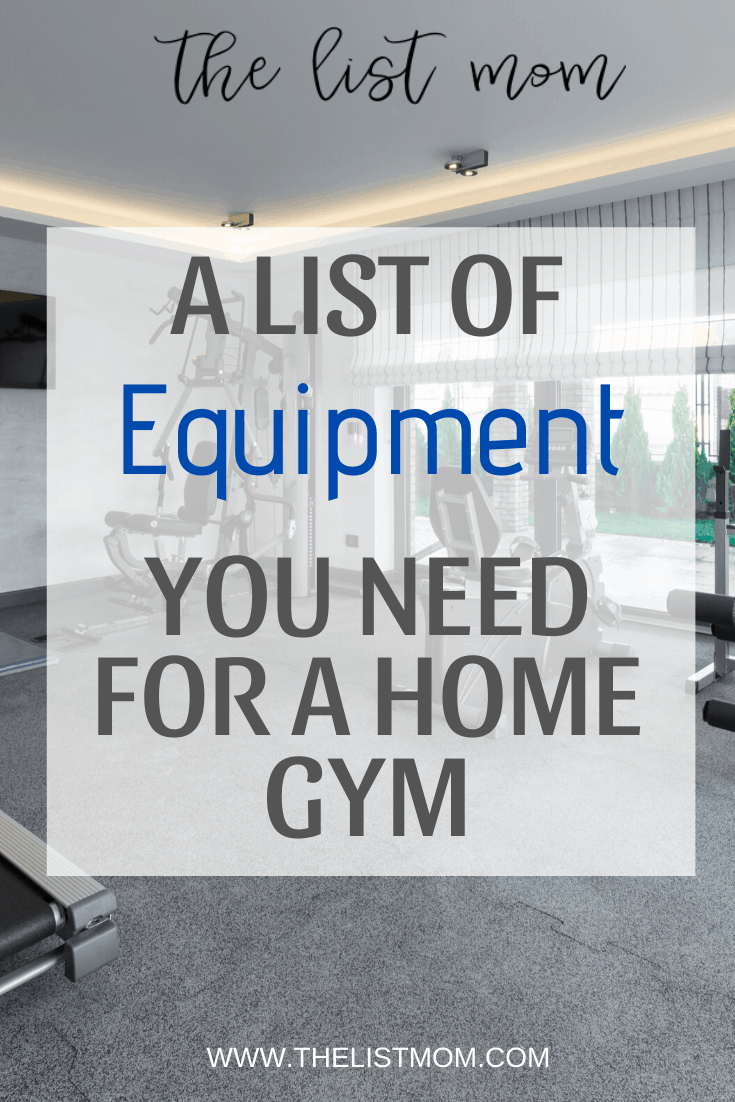 Equipment You Need For A Home Gym