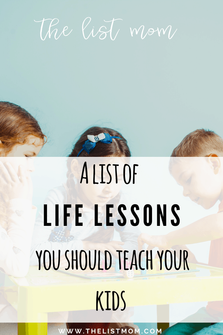 Life Lessons To Teach Your Child