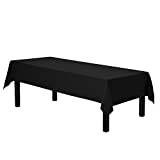 black table cloth