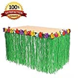 grass table skirt